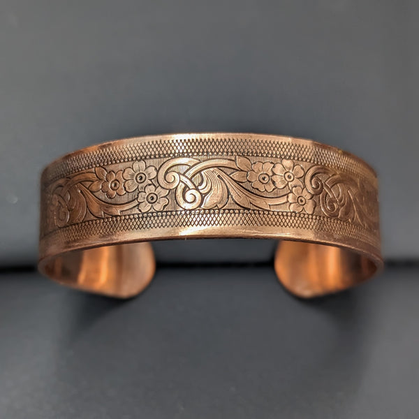 Copper Cuff - historic pattern